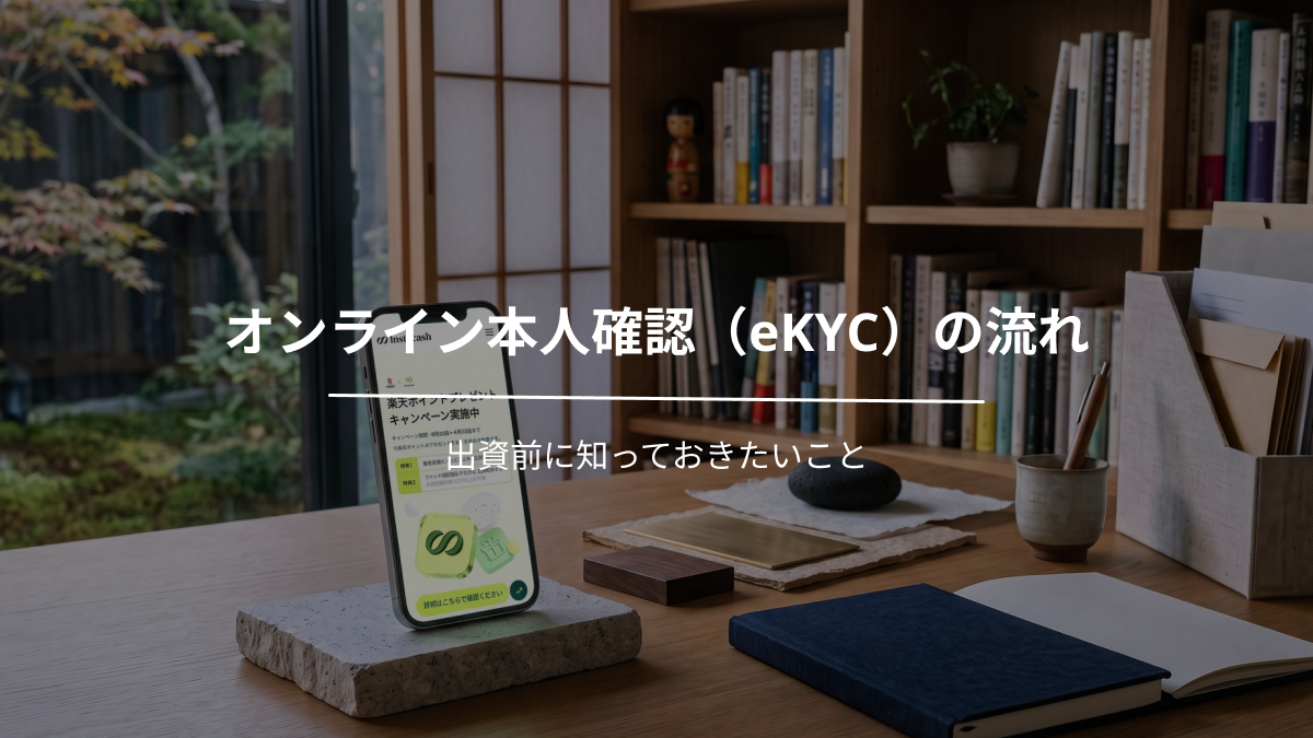オンライン本人確認（eKYC）の流れ｜出資前に知っておきたいこと